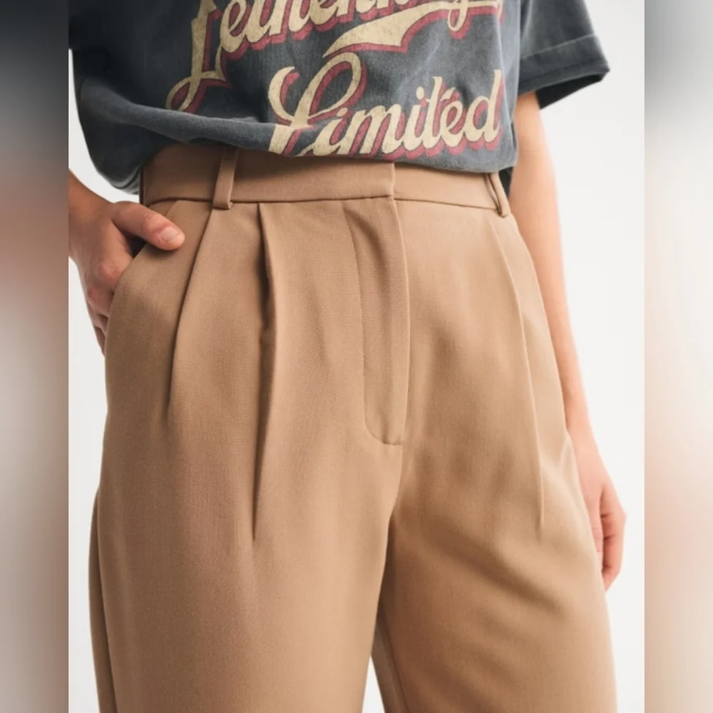 A&F Sloane Tailored Wide Leg Pant Size 25 - Picture 3 of 7